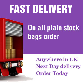 Free Delivery on all plain stock bags order over �200