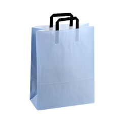 Medium Light Blue Kraft Paper Bag